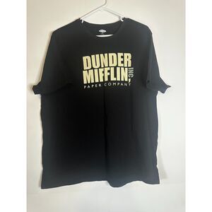 Black Dunder Mifflin Paper Company Men's Tee The Office/Old Navy Collab Size XL
